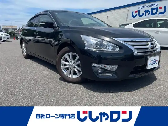 日産 ティアナ XE 和歌山県 2014(平26)年 0.8万km ダイヤモンドブラック ワンオーナー/純正ナビ(フルセグ/CD)/バックカメラ/横滑り防止装置/プッシュスタート/スマートキー/ヘッドライトレベライザー/フォグライト/オートライト/電動格納ミラー/215/60/16社外AW付き冬タイヤ積込み