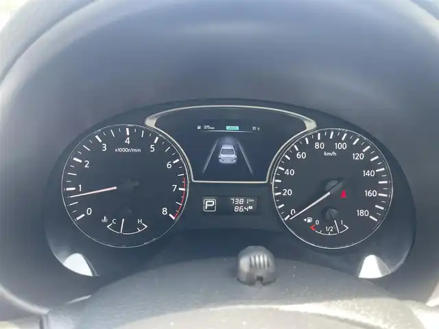 日産 ティアナ XE 和歌山県 2014(平26)年 0.8万km ダイヤモンドブラック ワンオーナー/純正ナビ(フルセグ/CD)/バックカメラ/横滑り防止装置/プッシュスタート/スマートキー/ヘッドライトレベライザー/フォグライト/オートライト/電動格納ミラー/215/60/16社外AW付き冬タイヤ積込み