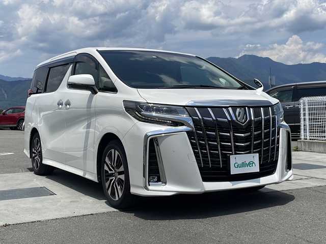 トヨタ アルファード S Cパッケージ 山梨県 2020(令2)年 4.2万km ホワイトパールクリスタルシャイン 純正ナビ　/フルセグTV　BT　Miracast/フリップダウンモニター/両側パワースライドドア/パワーバックドア/レーダークルコン/レザーシート/シートヒーター　エアシート/サンルーフ/前後コーナーセンサー/ステアリングヒーター/オートライト/デジタルインナーミラー/ウインカーミラー/LTA/PCS/PKSB/RCTA