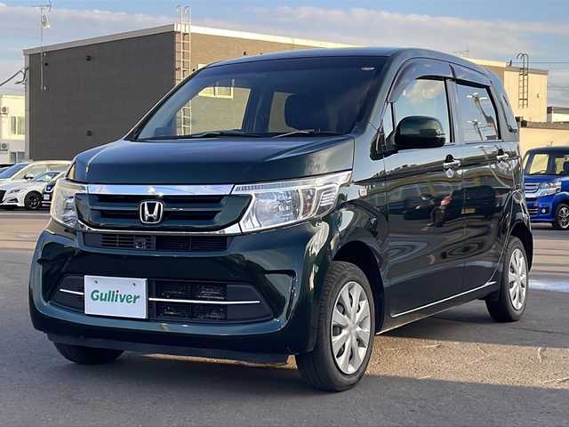 ホンダ Ｎ ＷＧＮ G Lパッケージ 道北・旭川 2018(平30)年 8.3万km ブリティッシュグリーンP ・4WD/・禁煙車/・ワンオーナー/・前席シートヒーター /・ドライブレコーダー/・ビルトインETC/・純正エンジンスターター /・GPSレーダー/・純正フロアマット/・ドアバイザー/・ホイール付き冬タイヤ積み込み