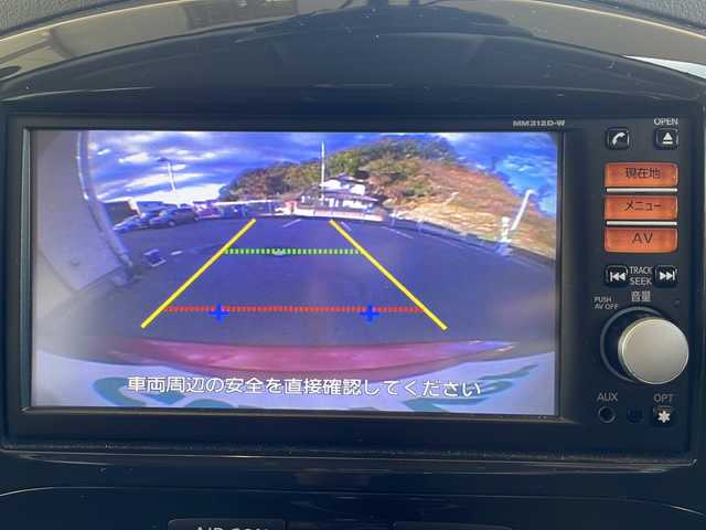 日産 ジューク 15RX タイプV 福島県 2013(平25)年 10.6万km ラディアントレッド 登録時走行距離：105148km/純正SDナビ/ (ワンセグTV/CD/AUX/iPod/VTR/AM/FM)/バックカメラ/プッシュスタート/ETC/社外デジタルインナーミラー/純正フロアマット/社外16インチAW/ハロゲンヘッドライト/フォグランプ/ドアバイザー/オートライト/スマートキー/スペアキー×１/保証書/取扱説明書