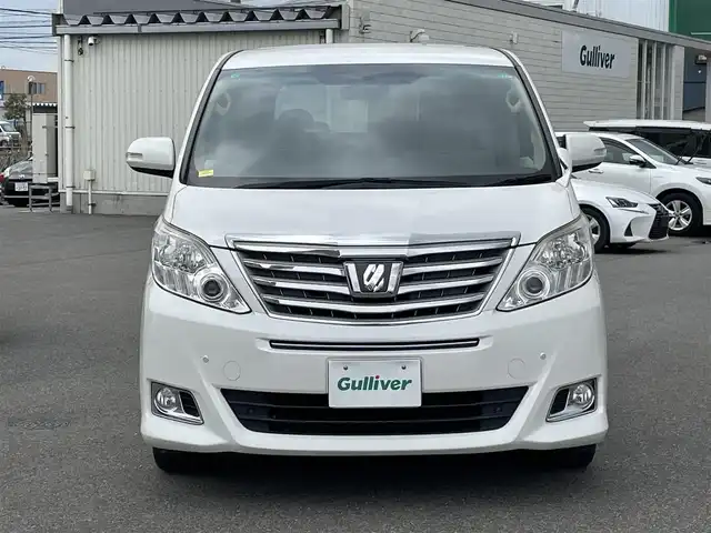 トヨタ アルファード 240X 山形県 2013(平25)年 6.4万km ホワイトパールクリスタルシャイン 4WD/純正HDDナビ/　　【CD DVD BT フルセグ】/バックカメラ/両側パワースライドドア/HIDオートヘッドライト/純正16インチアルミホイール/ドライブレコーダー/コーナーセンサー/ステアリングスイッチ/MTモード付AT/電動格納ウィンカーミラー/フォグランプ/WAAC/スマートキー/ETC