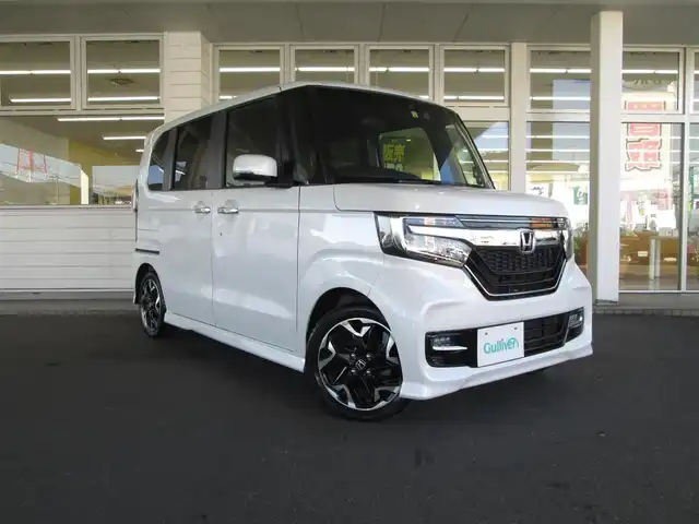 ホンダ Ｎ ＢＯＸ カスタム G L ターボ ホンダセンシング 千葉県 2020(令2)年 1.7万km プラチナホワイトパール ワンオーナー/純正SDナビ・フルセグTV/バックカメラ/オーディオ【CD/SD/BT/USB】/両側パワースライドドア/路外逸脱抑制システム/ホンダセンシング/クルーズコントロール/リアコーナーセンサー/ハーフレザーシート/ウインカードアミラー/スマートキー/純正ETC