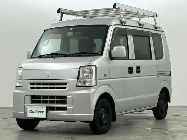 スズキ エブリイ ジョイン ターボ 福岡県 2014(平26)年 5.4万km シルキーシルバーメタリック 社外ナビ（Ｂｌｕｅｔｏｏｔｈ，ＴＶ）　/ＥＴＣ　/前方ドライブレコーダー　/ルーフキャリア　/電動格納式ドアミラー　/リモコンキー　/純正フロアマット　/両側スライドドア　/ドアバイザー　/ベンチシート