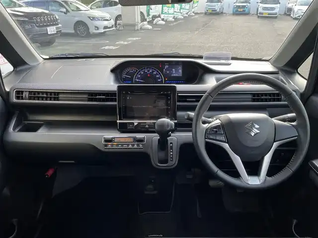 スズキ ワゴンＲ HYBRID FZ 宮城県 2017(平29)年 6.1万km ムーンライトバイオレットPM デュアルセンサーブレーキサポート/ヘッドアップディスプレイ/社外SDナビ/ワンセグ/CD/USB/ステアリングスイッチ/ETC/LEDヘッドライト/オートライト/スマートキー/プッシュスタート/純正フロアマット/純正14インチAW/サイドバイザー/電動格納ミラー