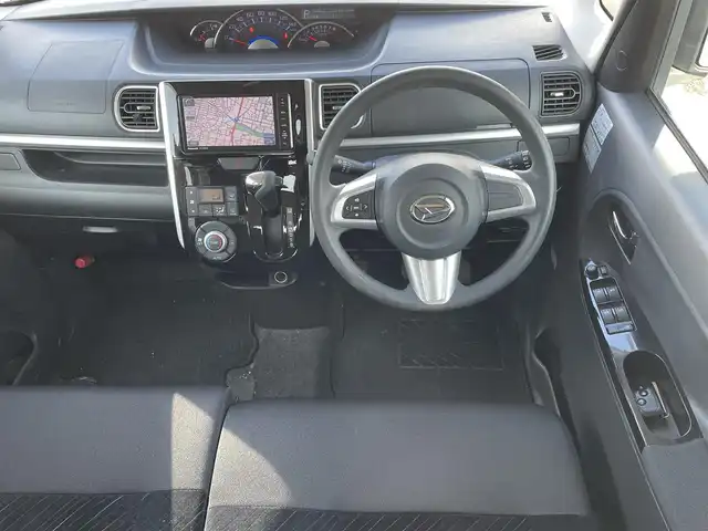 ダイハツ タント カスタム X スマートセレ SA 福島県 2014(平26)年 13.9万km パールホワイトⅢ 社外ナビ/（CD/DVD/FM/AM/BT/フルセグTV/HDMI）/アイドリングストップ/プッシュスタート/パワースライドドア/バックカメラ/ETC/衝突軽減防止/横滑り防止/オートライト/純正フロアマッド