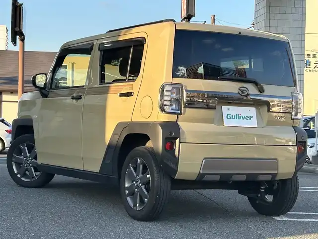 ダイハツ タフト G ダーククロムベンチャー 奈良県 2022(令4)年 1.1万km サンドベージュメタリック ワンオーナー/純正ディーラーナビ(NMZN-Y72DS)/BT/CD/USB/TV/SD//アラウンドビュー/シートヒータ/ルーフレール/フルセグテレビ/スカイルーフ/バックカメラ/サイドカメラ/フロントカメラ/純正マット/ドラレコ/オートライト/プッシュスタート