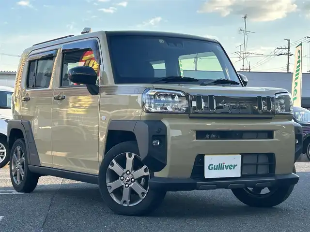 ダイハツ タフト G ダーククロムベンチャー 奈良県 2022(令4)年 1.1万km サンドベージュメタリック ワンオーナー/純正ディーラーナビ(NMZN-Y72DS)/BT/CD/USB/TV/SD//アラウンドビュー/シートヒータ/ルーフレール/フルセグテレビ/スカイルーフ/バックカメラ/サイドカメラ/フロントカメラ/純正マット/ドラレコ/オートライト/プッシュスタート
