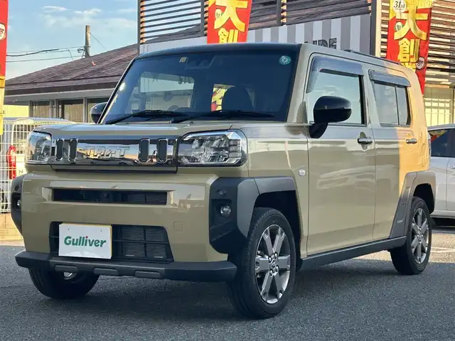 ダイハツ タフト G ダーククロムベンチャー 奈良県 2022(令4)年 1.1万km サンドベージュメタリック ワンオーナー/純正ディーラーナビ(NMZN-Y72DS)/BT/CD/USB/TV/SD//アラウンドビュー/シートヒータ/ルーフレール/フルセグテレビ/スカイルーフ/バックカメラ/サイドカメラ/フロントカメラ/純正マット/ドラレコ/オートライト/プッシュスタート