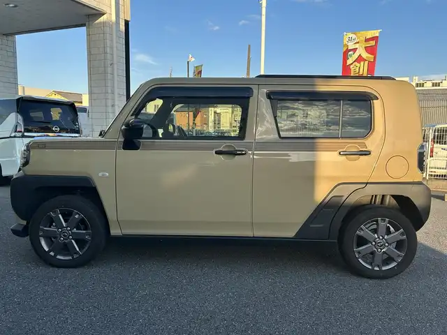 ダイハツ タフト G ダーククロムベンチャー 奈良県 2022(令4)年 1.1万km サンドベージュメタリック ワンオーナー/純正ディーラーナビ(NMZN-Y72DS)/BT/CD/USB/TV/SD//アラウンドビュー/シートヒータ/ルーフレール/フルセグテレビ/スカイルーフ/バックカメラ/サイドカメラ/フロントカメラ/純正マット/ドラレコ/オートライト/プッシュスタート