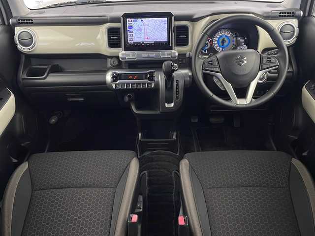 スズキ クロスビー HYBRID MZ 栃木県 2019(平31)年 4.2万km キャラバンアイボリーパールメタリック/ホワイト 2トーンルーフ 4WD/全方位モニター用カメラパッケージ装着車/インタークーラーターボ/デュアルセンサーブレーキサポート/パナソニック8インチナビ（CN-RZ843）/　フルセグTV/Bluetooth/DVD/クルーズコントロール/コーナーセンサー/パドルシフト/D/Nシートヒーター/AUTOライト/LEDヘッドライト/ETC/純正フロアマット/AW付きスタッドレスタイヤ積載