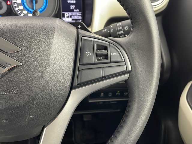 スズキ クロスビー HYBRID MZ 栃木県 2019(平31)年 4.2万km キャラバンアイボリーパールメタリック/ホワイト 2トーンルーフ 4WD/全方位モニター用カメラパッケージ装着車/インタークーラーターボ/デュアルセンサーブレーキサポート/パナソニック8インチナビ（CN-RZ843）/　フルセグTV/Bluetooth/DVD/クルーズコントロール/コーナーセンサー/パドルシフト/D/Nシートヒーター/AUTOライト/LEDヘッドライト/ETC/純正フロアマット/AW付きスタッドレスタイヤ積載