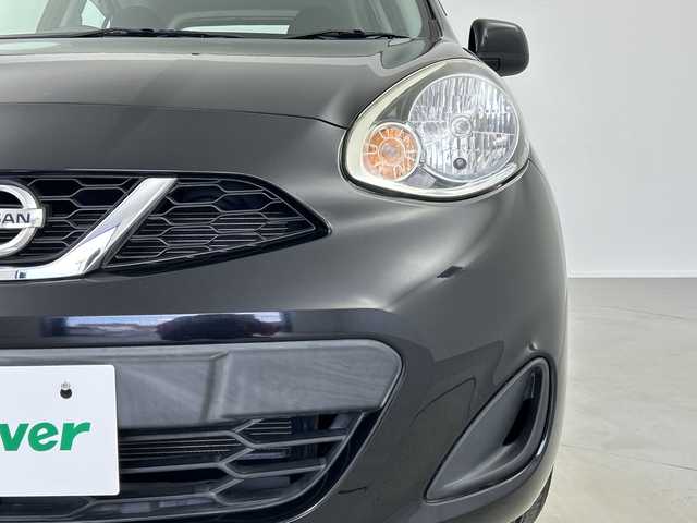 日産 マーチ 奈良県 2017(平29)年 1.1万km ピュアブラック 純正オーディオ/AM/FM/AUX/横滑り防止装置/ヘッドライトレベライザー/リモコンキー/純正フロアマット/電格ミラー/Wエアバッグ/ABS/ドアバイザー/ハロゲンライト/スペアタイヤ