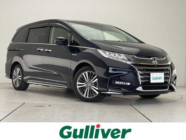 ホンダ オデッセイ ハイブリッド アブソルート ホンダセンシング 愛知県 2018(平30)年 4.1万km プレミアムヴィーナスブラックP ホンダセンシング/純正9型ナビ/両側パワースライドドア/レーダークルーズコントロール/全方位カメラ/パワーシート/コーナーセンサー/バックカメラ/ETC2.0/純正アルミホイール/インテリジェントミラー/リアオートエアコン/レーンキープアシスト/ドライブレコーダー/衝突軽減システム/フルセグ/CD DVD/Bluetooth/ステアリングスイッチ/スマートキー/プッシュスタート