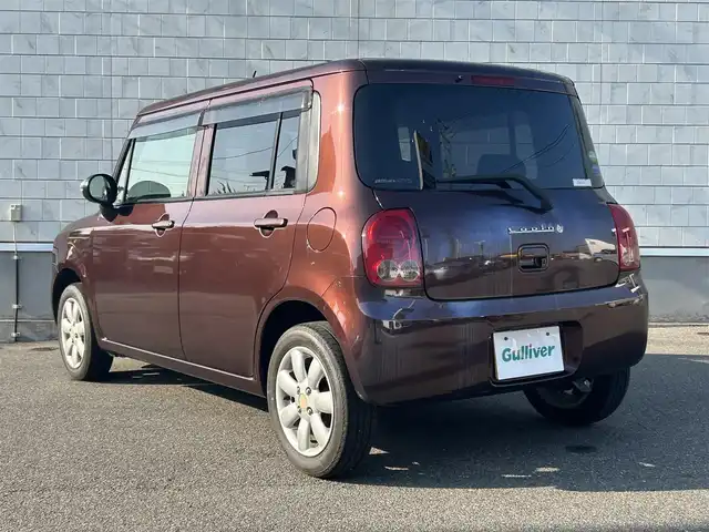 スズキ ラパン X 山形県 2012(平24)年 6.6万km マルーンブラウンパール 禁煙車/純正オーディオ/・AM/FM/CD/盗難防止装置/ハロゲンヘッドライト/プッシュスタート/スペアキー/ドアバイザー/フロアマット/ダブルエアバック/AC/純正14インチAW/保証書/取扱説明書