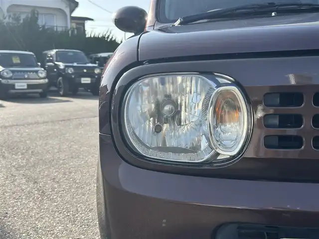スズキ ラパン X 山形県 2012(平24)年 6.6万km マルーンブラウンパール 禁煙車/純正オーディオ/・AM/FM/CD/盗難防止装置/ハロゲンヘッドライト/プッシュスタート/スペアキー/ドアバイザー/フロアマット/ダブルエアバック/AC/純正14インチAW/保証書/取扱説明書