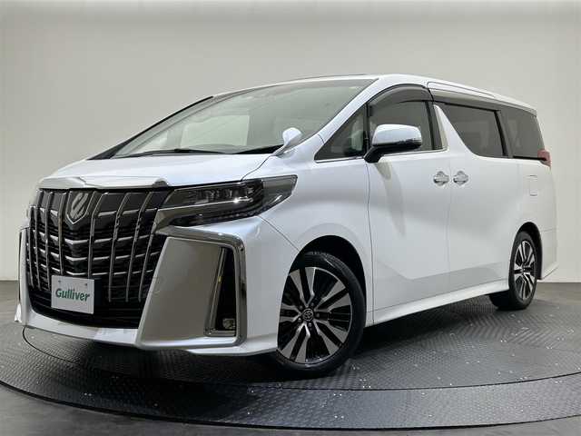 トヨタ アルファード S Cパッケージ 愛媛県 2022(令4)年 2.6万km ホワイトパールクリスタルシャイン ・９型ナビ（フルセグＴＶ・ＢＴ・ＣＤ・ＤＶＤ・ＦＭ・ＡＭ・ａｐｐｌｅ　ｃａｒｐｌａｙ・ａｎｄｒｏｉｄ　ａｕｔｏ）/・バックカメラ　/・サンルーフ　/・１２．１型後席モニター　/・ＥＴＣ　/・前方ドラレコ　/・レーダークルーズコントロール/・ステアリングヒーター/・オートマチックハイビーム/・DN席パワーシート/・DN席シートヒーター/・DN席ベンチレーション/・テレビキャンセラー