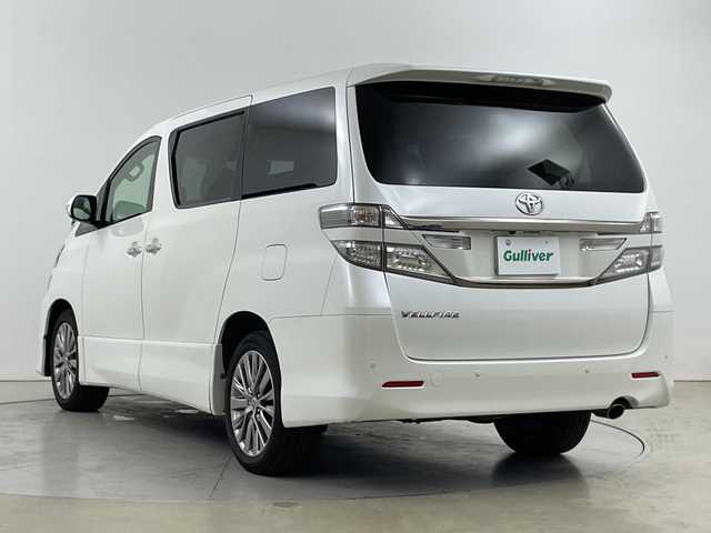 トヨタ ヴェルファイア 2．4Z ゴールデンアイズ 道央・札幌 2013(平25)年 9.7万km ホワイトパールクリスタルシャイン ・4WD/・アルパイン9インチ　SDナビ/・フルセグ/CD/DVD/BT）/・バックカメラ/・両側パワースライドドア/・クルーズコントロール/・オートライト/HIDヘッドライト/・前方ドライブレコーダー/・両側パワースライドドア/・ETC