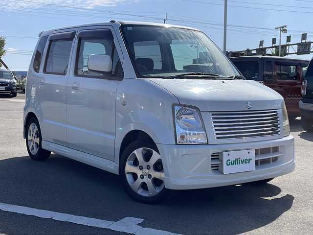 スズキ ワゴンＲ FT－S LTD 徳島県 2007(平19)年 4.2万km パールホワイト 純正オーディオ　/（CD/MD/ラジオ）/純正14インチアルミホイール/ハロゲンヘッドライト/ベンチシート/ドアバイザー/電動格納ミラー/スペアキー/リモコンキー/ダブルエアバック/新車時保証書/取扱説明書