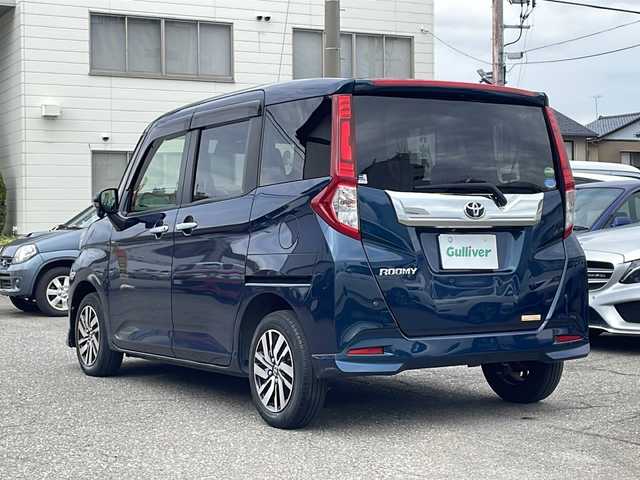 トヨタ ルーミー カスタムG S 福井県 2017(平29)年 4万km レーザーブルークリスタルシャイン 登録時走行距離３９１３０ｋｍ/ワンオーナー/純正メモリナビゲーション/（CD/DVD/BT）/フルセグテレビ/バックカメラ/プリクラッシュセーフティ/純正14インチアルミホイール/両側電動スライドドア/ETC/ステアリングリモコン/クルーズコントロール/オートライト/オートリトラミラー/アイドリングストップ/プッシュスタート/スマートキー/保証書/取扱説明書