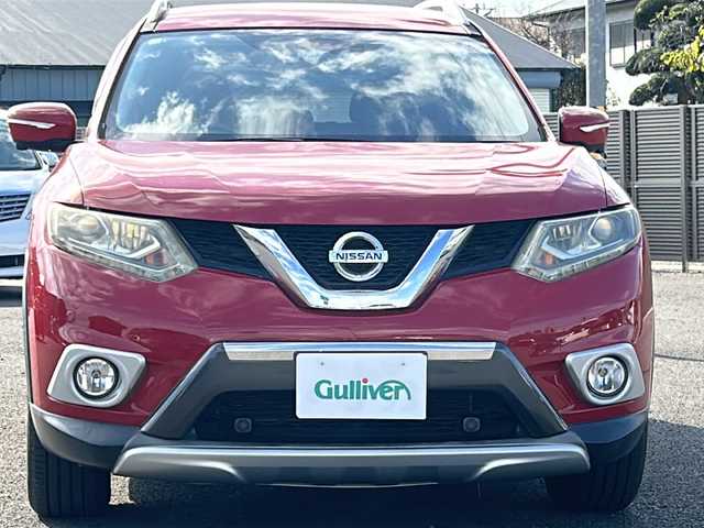 日産 エクストレイル 20X エマージェンシーブレーキ 千葉県 2014(平26)年 7.1万km ローズレッドパール 純正ナビ/CD/DVD/フルセグTV/Bluetooth/前方ドライブレコーダー/全方位カメラ/レーンキープアシスト/横滑り防止装置/盗難防止装置/衝突軽減ブレーキ/オートライト/プッシュスタート/スマートキー/スペアキー１本/保証書/取扱説明書