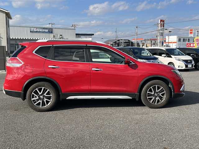 日産 エクストレイル 20X エマージェンシーブレーキ 千葉県 2014(平26)年 7.1万km ローズレッドパール 純正ナビ/CD/DVD/フルセグTV/Bluetooth/前方ドライブレコーダー/全方位カメラ/レーンキープアシスト/横滑り防止装置/盗難防止装置/衝突軽減ブレーキ/オートライト/プッシュスタート/スマートキー/スペアキー１本/保証書/取扱説明書