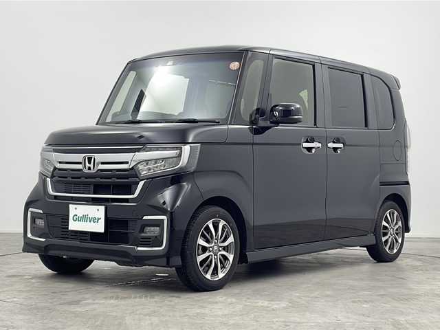 ホンダ Ｎ ＢＯＸ カスタム L 三重県 2022(令4)年 1.1万km クリスタルブラックパール 禁煙車/純正ナビ/・CD/DVD/Bluetooth/フルセグ/USB/iPOd/SD/ホンダセンシング/レーダークルーズコントロール/前席シートヒーター/バックカメラ/LEDヘッドライト/片側パワースライドドア/電動パーキング/ステアリングスイッチ/ETC/純正14インチAW