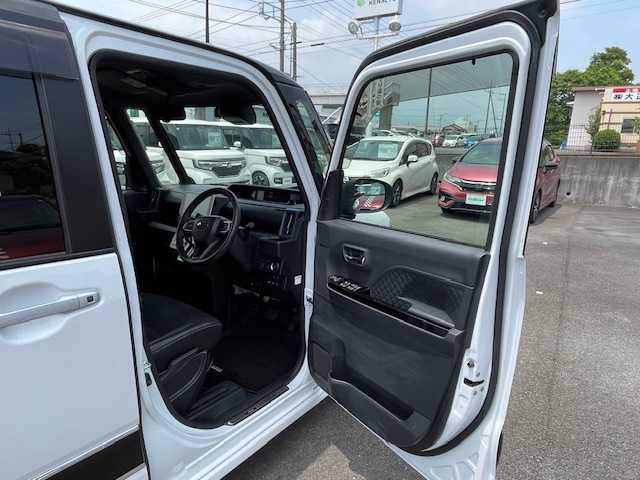 ダイハツ タント カスタム RS スタイルセレクション 静岡県 2021(令3)年 2.2万km ブラックマイカメタリック/シャイニングホワイトパール ●純正ナビ/(フルセグ/CD/DVD/Bluetooth)/(NSZN-Y71DS)/●全方位カメラ/●ブラックハーフレザーシート/●前席シートヒーター/●レーダークルーズコントロール/●レーンキープアシスト/●衝突軽減ブレーキ/●後方コーナーセンサー/●アイドリングストップ/●LEDライト/●オートライト/●フォグランプ/●革巻きステアリング/●ステアリングスイッチ/●ETC/●前方ドライブレコーダー/●フロアマット/●ドアバイザー/●電動格納ウインカーミラー/●プッシュスタート/●スマートキー/●スペアキー×1/●純正15インチアルミホイール/●W＋サイド＋カーテンSRS＋ABS/●保証書/●取扱説明書