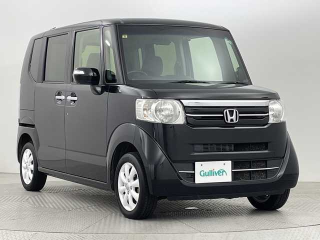ホンダ Ｎ ＢＯＸ G Lパッケージ 新潟県 2016(平28)年 5.4万km クリスタルブラックパール 4WD/純正メモリナビ/ワンセグ/　CD/SD/Bluetooth/VXM-164CSi/バックカメラ/片側パワースライドドア/前席シートヒーター/スマートキー×２/ドライブコーダー/ヘッドライトレベライザー/横滑り防止装置/電動格納式ミラー/ETC/社外アルミ付きスタッドレス/　（積み込み５mm）