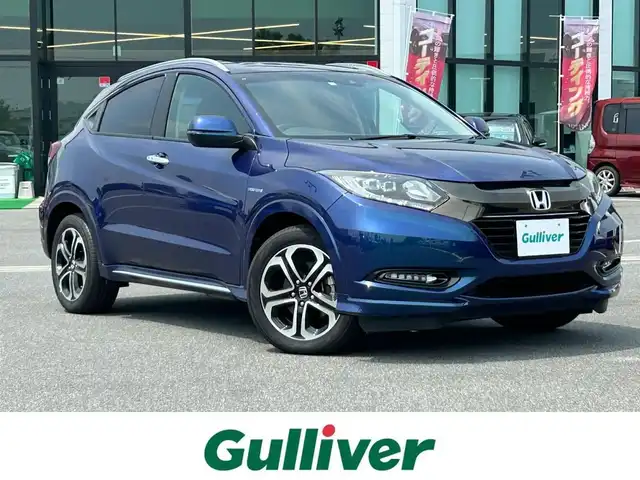 ホンダ ヴェゼル ハイブリッド 奈良県 2016(平28)年 2.6万km モルフォブルーP フルセグナビ　/Ｂｌｕｅｔｏｏｔｈ　/ＨＤＭＩ　/電動パーキングブレーキ　/ブレーキホールド機能　/ＵＳＢ入力端子　/レーダークルーズコントロール　/バックカメラ　/前席シートヒーター　/ＬＥＤヘッドライト