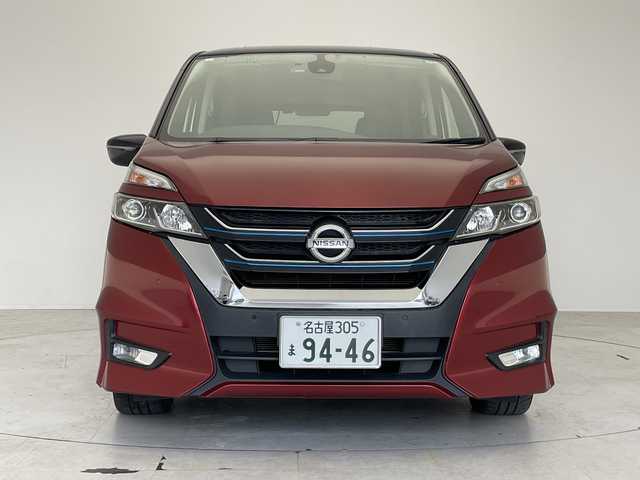 日産 セレナ ハイウェイスター プロパイロットED 愛知県 2017(平29)年 4.9万km マルーンレッド 2トーン プロパイロット/純正9型ナビ/フリップダウンモニター/両側パワースライドドア/クルーズコントロール/バックカメラ/コーナーセンサー/純正アルミホイール/LEDヘッドライト/オートライト/ドライブレコーダー/ETC/イージーオープン機能/衝突軽減システム/フルセグ/CD DVD/ステアリングスイッチ/スマートキー/プッシュスタート