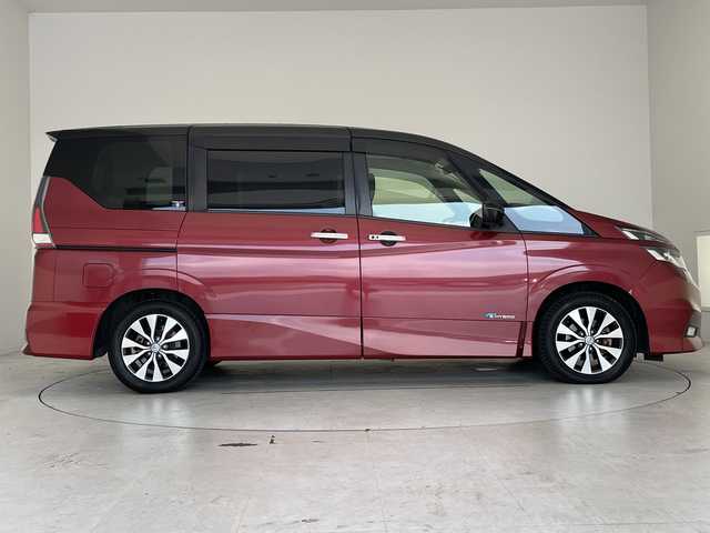 日産 セレナ ハイウェイスター プロパイロットED 愛知県 2017(平29)年 4.9万km マルーンレッド 2トーン プロパイロット/純正9型ナビ/フリップダウンモニター/両側パワースライドドア/クルーズコントロール/バックカメラ/コーナーセンサー/純正アルミホイール/LEDヘッドライト/オートライト/ドライブレコーダー/ETC/イージーオープン機能/衝突軽減システム/フルセグ/CD DVD/ステアリングスイッチ/スマートキー/プッシュスタート