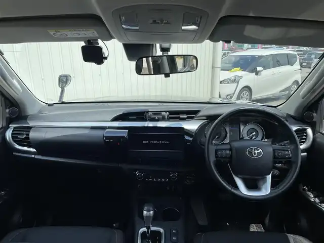 トヨタ ハイラックス Z 富山県 2020(令2)年 6.1万km アティチュードブラックマイカ 〇社外10インチナビ/〇フルセグTV/〇バックカメラ/〇ETC/〇ドライブレコーダー/〇プリクラッシュセーフティ/〇レーンディパーチャーアラート/〇クリアランスソナー/〇レーダークルーズコントロール/〇LEDヘッドランプ/〇フォグランプ/〇オートライト/〇純正17インチアルミ/〇革巻きステアリング/〇オートエアコン/〇スマートエントリー/〇禁煙車