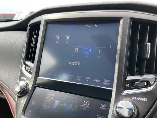 トヨタ クラウン ハイブリッド アスリートS Four J フロンティア 鳥取県 2017(平29)年 2.7万km プレシャスブラックパール ４・W・D/純正ナビ/フルセグ/DVD/CD/BT/バックカメラ/ETC2.0/前席シートヒーター/トヨタセーフティセンス/レーダークルーズコントロール/レーンキープアシスト/前席パワーシート/シートヒーター/LEDヘットライト/フォグライト/カーテンエアバッグ/純正オプション18インチアルミホール/プッシュエンジンスタート