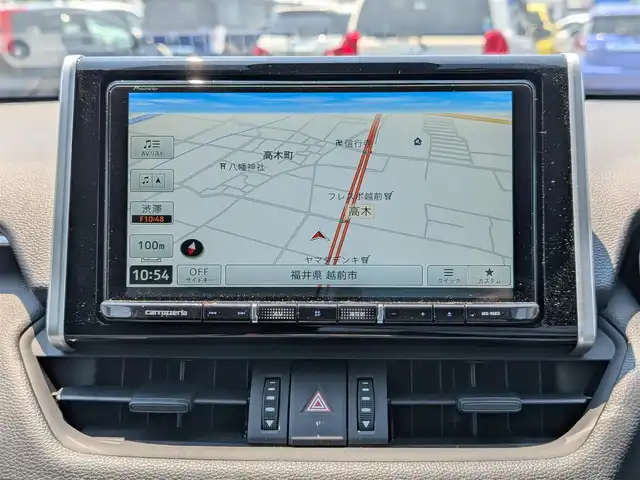 トヨタ ＲＡＶ４ アドベンチャー オフロードPKG 福井県 2022(令4)年 0.3万km アティチュードブラックマイカ ワンオーナー車/R・Fフォグ/寒冷地仕様/LEDヘッドライト/４WD/ステアリングヒーター/全車速追従機能付クルーズコントロール/前後コーナーセンサー/バックカメラ/運転席パワーシート/パイオニア9インチメモリナビ/フルセグテレビ/ビルトインETC/オートホールド/アイドリングストップ/衝突被害軽減システム/レーンキープアシスト/横滑り防止装置/盗難防止装置/ダブル＋サイドエアバッグ/カーテンエアバッグ