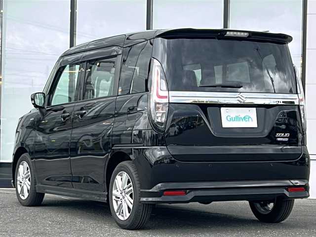 スズキ ソリオ HV MZ 山形県 2024(令6)年 0.1万km未満 スーパーブラックパール 4WD/両側パワースライドドア/ヘッドアップディスプレイ/スズキセーフティサポート/レーダークルーズコントロール/オートハイビーム/アイドリングストップ/コーナーセンサー/横滑り防止装置/本革巻ステアリング/ステアリングリモコン/LEDヘッドランプ/フォグランプ/純正フロアマット/純正ドアバイザー/保証書・取説
