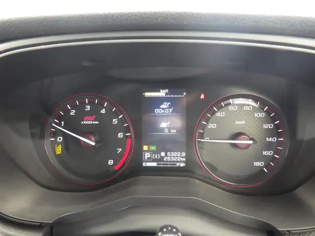 スバル フォレスター STIスポーツ 千葉県 2023(令5)年 2.6万km クリスタルホワイトP アイサイト/XMODE/SRH（ステアリング・レスポンシブ・ヘッドランプ）/スマートリアビューミラー/レーダークルーズコントロール/赤/黒コンビレザーシート/前席パワーシート/各席シートヒーター/ダイヤトーンサウンドナビ/地デジTV/【DVD/CD再生機能　Bluetooth接続】/サイド/バックカメラ/リバース連動ドアミラー（左/右）/ドライブレコーダー/ステアリングヒーター/ステアリングスイッチ/革巻きステアリング/パドルシフト/ETC/LEDヘッドライト/フォグライト/ウインカーミラー/純正18インチアルミホイル/サイド/カーテンエアバッグ/キーレスアクセス