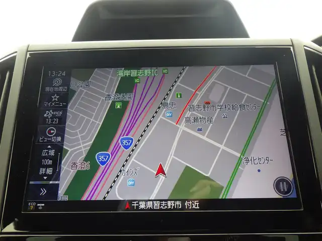 スバル フォレスター STIスポーツ 千葉県 2023(令5)年 2.6万km クリスタルホワイトP アイサイト/XMODE/SRH（ステアリング・レスポンシブ・ヘッドランプ）/スマートリアビューミラー/レーダークルーズコントロール/赤/黒コンビレザーシート/前席パワーシート/各席シートヒーター/ダイヤトーンサウンドナビ/地デジTV/【DVD/CD再生機能　Bluetooth接続】/サイド/バックカメラ/リバース連動ドアミラー（左/右）/ドライブレコーダー/ステアリングヒーター/ステアリングスイッチ/革巻きステアリング/パドルシフト/ETC/LEDヘッドライト/フォグライト/ウインカーミラー/純正18インチアルミホイル/サイド/カーテンエアバッグ/キーレスアクセス