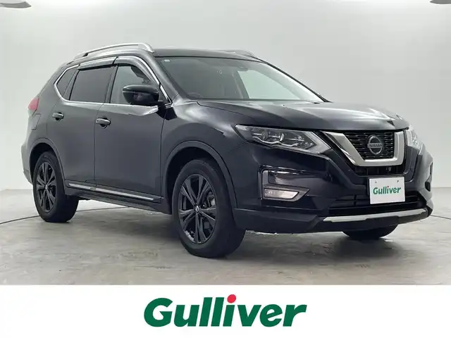 日産 エクストレイル 20Xi レザーED Vセレクション 福井県 2020(令2)年 4.6万km ダイヤモンドブラック NissanConnectナビゲーションシステム/・CD/DVD/・Bluetooth/・フルセグTV/+パーキングアシスト/プロパイロット/エマージェンシーブレーキ/車線逸脱警報/車線逸脱防止支援システム/後側方車両検知警報/コーナーセンサー/インテリジェントルームミラー/アラウンドビューモニター/ビルトインETC/ドライブレコーダー/社外ツィータースピーカー/パワーバックドア/ブラウンレザーシート/シートヒーター（前席/後席左右）/パワーシート/革巻きステアリング/ステアリングスイッチ/電動パーキングブレーキ/ブレーキホールド/LEDヘッドランプ/フォグランプ/オートライト/スマートキー＆プッシュスタート/電動格納ミラー/ルーフレール/純正18インチAW/純正フロアマット/ドアバイザー/Wエアバッグ