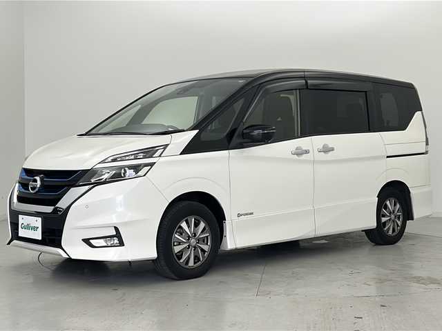 日産 セレナ e－パワー ハイウェイスター V 宮城県 2019(平31)年 5万km ブリリアントホワイトパール 2トーン ワンオーナー/禁煙車/エマージェンシーブレーキ/車線逸脱警報/クルーズコントロール/駐車支援/アラウンドビューモニター/アルパイン11型ナビ/BT.CD.DVD.SD/フルセグTV/両側パワースライドドア/ハンズフリースライドドア/前席シートヒーター/ステアリングヒーター/ステアリングスイッチ/ビルトインETC2.0/前後ドライブレコーダー/プッシュスタート/スマートキー/LEDヘッドライト/フォグランプ/社外フロアマッド/純正15インチAW/ドアバイザー/シートバックテーブル/ロールサンシェード