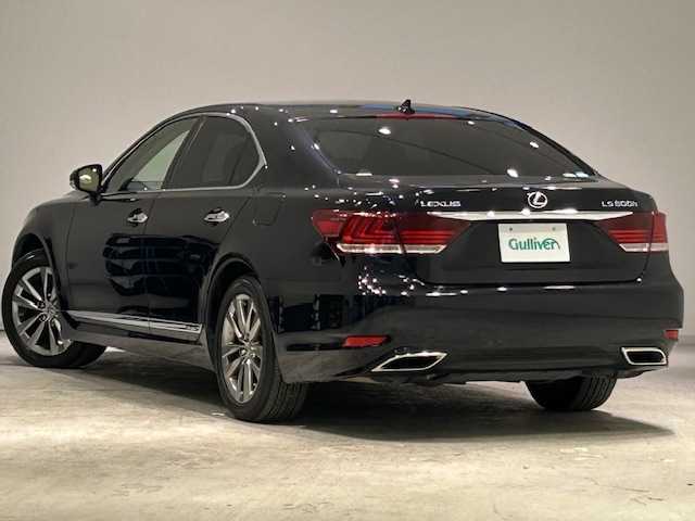 レクサス ＬＳ 600h バージョンC 宮城県 2013(平25)年 4.5万km ブラックオパールマイカ 4WD/レクサスセーフティーシステム＋/・プリクラッシュセーフティ /・レーントレーシングアシスト/・レーダークルーズコントロール/・アダプティブハイビームシステム/・セーフイグジットアシスト/・ドライバー異常時対応システム/・ブラインドスポットモニター/・レーンキープアシスト/純正ナビ/・Bluetooth/CD/AUX/USB/フルセグTV/・バックカメラ/・ETC/コーナーセンサー前後/電子パーキング/・オートホールド/革巻きウッドステアリング/・ステアリングスイッチ/・ハンドルヒーター/レザーシート/・パワーシート（運転席＋助手席）/・エアシート（運転席＋助手席）/純正LEDヘッドライト/・オートライト/・オートマチックハイビーム/プッシュスタート/・スマートキー/・スペアキー1本/純正フロアマット/純正18インチアルミホイール
