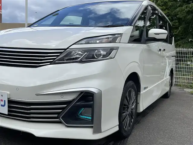 日産 セレナ ライダー プロパイロット E 福島県 2016(平28)年 11.8万km ブリリアントホワイトパール (株)IDOMが運営する【じしゃロン福島店】の自社ローン専用車両になります。こちらは現金またはオートローンご利用時の価格です。自社ローンご希望の方は別途その旨お申付け下さい/純正９インチＳＤナビ/フルセグテレビ/バックカメラ/プロパイロット/衝突軽減システム/ハンズフリードア/革巻ステアリング/両側パワースライドドア/社外ドライブレコーダー/コーナーセンサー/ＥＴＣ