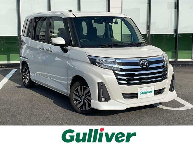 トヨタ ルーミー カスタムG 岐阜県 2022(令4)年 2.9万km パールホワイトⅢ 登録時走行距離：28295km/純正SDナビ（NSZT-Y68）/フルセグテレビ・BT・CD・SD・USB/全方位カメラ/バックカメラ/スマートアシスト/衝突被害軽減ブレーキ/レーンキープアシスト/ETC/両側パワースライドドア/シートヒーター/前後ドライブレコーダー/オートライト/保証書/取扱説明書