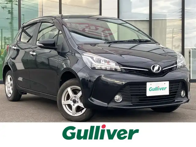 トヨタ ヴィッツ F LEDエディション 道南・函館 2016(平28)年 7.9万km ブラックマイカ /社外ディスプレイオーディオ//夏冬タイヤ//エンジンスターター//ワイパーデアイサー//LEDヘッドライト//オートライト//保証書//取扱説明書