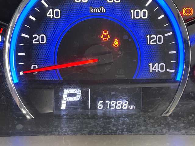 スズキ エブリィ ワゴン PZターボ スペシャル 鹿児島県 2017(平29)年 6.8万km ブルーイッシュブラックパール3 社外ナビ/（CD/DVD/BT/フルセグTV）/両側パワースライドドア/レザー調シートカバー/オートライト/ステアリングスイッチ/スマートキー/プッシュスタート/電動格納ドアミラー/フォグランプ/フロアマット