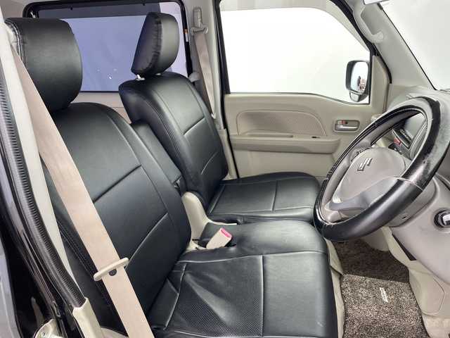 スズキ エブリィ ワゴン PZターボ スペシャル 鹿児島県 2017(平29)年 6.8万km ブルーイッシュブラックパール3 社外ナビ/（CD/DVD/BT/フルセグTV）/両側パワースライドドア/レザー調シートカバー/オートライト/ステアリングスイッチ/スマートキー/プッシュスタート/電動格納ドアミラー/フォグランプ/フロアマット