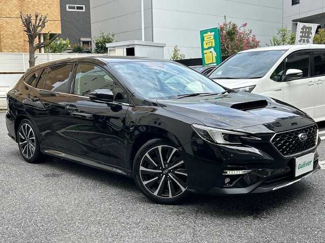 スバル レヴォーグ 1．8STIスポーツ EX 東京都 2021(令3)年 3.9万km クリスタルブラックシリカ ワンオーナー/純正ナビ/　＜フルセグTV/Bluetooth/USB/FM/AM＞/バックカメラ/ETC/革シート/アイサイトX/プリクラッシュセーフティ/レーンキープ/リヤビークルディテクション/ドライバーモニタリングシステム/レーダークルーズ/シートヒーター/パドルシフト/ドライブレコーダー/デジタルインナーミラー/革巻きステアリング/パワーバックドア/スマートキー×２/取扱説明書/保証書