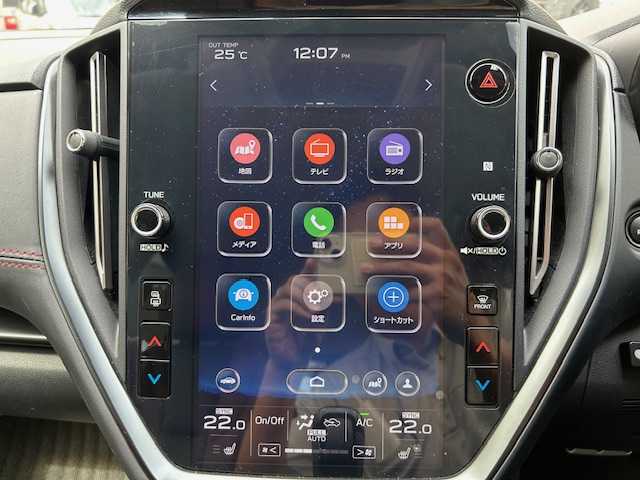 スバル レヴォーグ 1．8STIスポーツ EX 東京都 2021(令3)年 3.9万km クリスタルブラックシリカ ワンオーナー/純正ナビ/　＜フルセグTV/Bluetooth/USB/FM/AM＞/バックカメラ/ETC/革シート/アイサイトX/プリクラッシュセーフティ/レーンキープ/リヤビークルディテクション/ドライバーモニタリングシステム/レーダークルーズ/シートヒーター/パドルシフト/ドライブレコーダー/デジタルインナーミラー/革巻きステアリング/パワーバックドア/スマートキー×２/取扱説明書/保証書