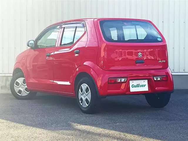 スズキ アルト F 山形県 2018(平30)年 2.6万km ピュアレッド ワンオーナー/インパネ5AGS/MTモード付AT/純正オーディオ/　【CD AUX】/キーレスキー/横滑り防止装置/ヘッドライトレベライザー/純正フロアマット/純正ドアバイザー/保証書、取説あり