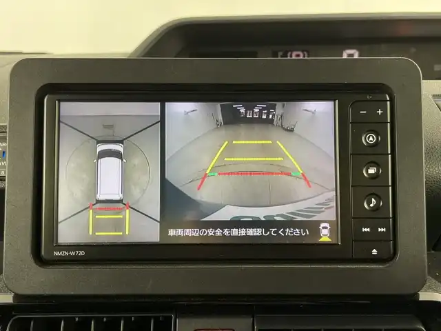 ダイハツ タント カスタム X 愛知県 2021(令3)年 4.7万km ターコイズブルーマイカメタリック 禁煙車/ワンオーナー/純正7インチナビ/（CD/DVD/Bluetooth/フルセグTV)/全方位カメラ/スマートアシストIII/・衝突軽減ブレーキ/・レーンキープアシスト/・オートマチックハイビーム/・クリアランスソナー/ドライブレコーダー/ハーフレザーシート/シートヒーター/両側パワースライドドア/アイドリングストップ/純正14インチアルミホイール/スマートキー/スペアキー1本/プッシュスタート/LEDヘッドライト/フロントフォグランプ/オートライト/純正フロアマット/横滑り防止装置/ベンチシート/ロングスライドスイッチ/電動格納ミラー